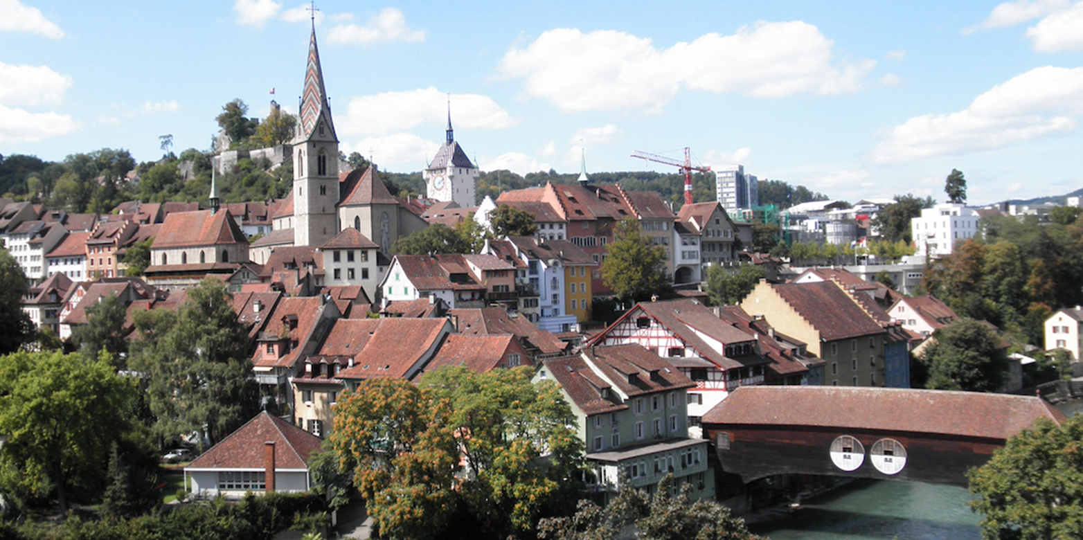 Baden in Canton Aargau is one of the towns examined in the case studies. Image: zvg