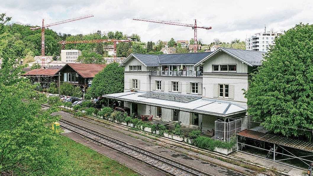 Ehemaliger Bahnhof Oberstadt, Baden.