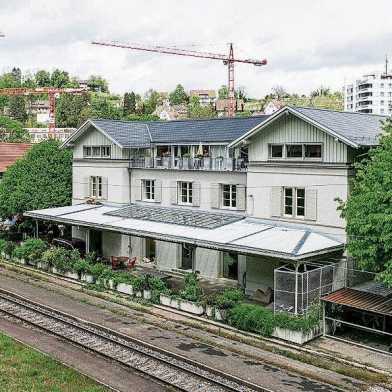 Ehemaliger Bahnhof Oberstadt, Baden. Bild: AZ / san